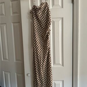 Zara checkered dress